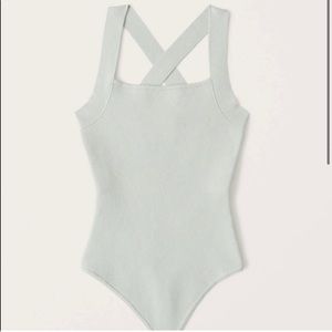 ABERCROMBIE AND FITCH CRISSCROSS BODYSUIT